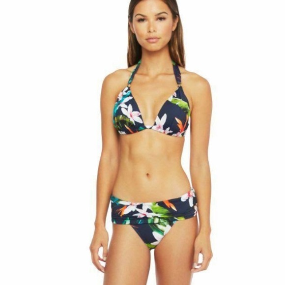 Lauren Ralph Lauren Other - Lauren Ralph Lauren Floral Bikini Watercolor Blue